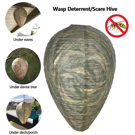 do fake hornet nests work|waterproof wasp nest decoy.